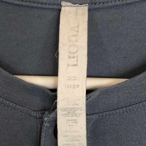 Vuori Henley short sleeve shirt blue Size L - Picture 5 of 5